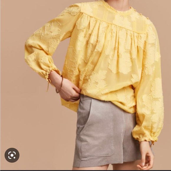 Wilfred Tops - Wilfred Yellow Lourdes Blouse